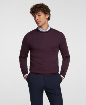 Пуловер трикотажный KWL-MN-F2 BORDO HENDERSON. Цвет: бордовый
