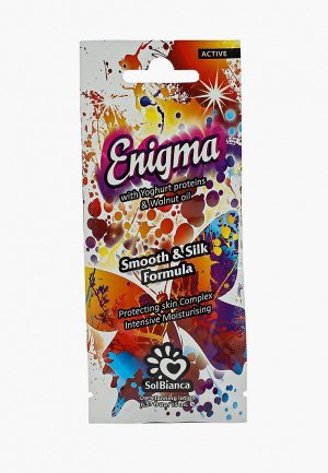 Крем для тела Solbianca загара в солярии, “Enigma” с протеинами йогурта, 15 мл*3. Цвет: бежевый