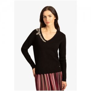 APART, пуловер женский, цвет: черный, размер: 44/46 Apart. Цвет: черный