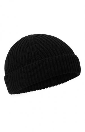 Шерстяная шапка Ten C. Цвет: чёрный