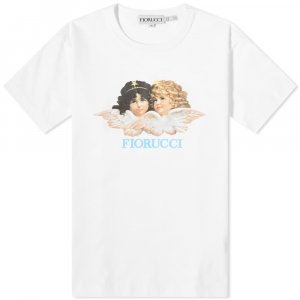 Классическая футболка с ангелом , белый Fiorucci