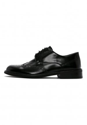 Элегантные туфли на шнуровке , черные Derimod