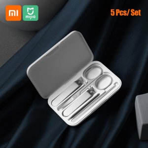 Набор кусачек для ногтей Mijia, триммер из нержавеющей стали, кусачки ухода за педикюром, пилочка Earpick Xiaomi