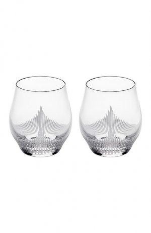 Набор из 2-х стаканов для виски 100 Points Lalique. Цвет: прозрачный