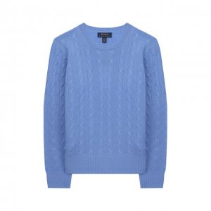 Кашемировый пуловер Polo Ralph Lauren. Цвет: синий
