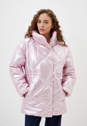 Куртка утепленная TrendyAngel. Цвет: розовый