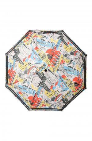 Складной зонт Moschino. Цвет: разноцветный