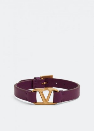 Браслет VLogo Signature bracelet, фиолетовый Valentino Garavani