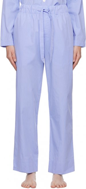 Синие пижамные брюки на кулиске , цвет Pin stripes Tekla