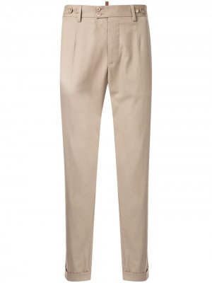 Укороченные брюки чинос Dolce & Gabbana. Цвет: коричневый