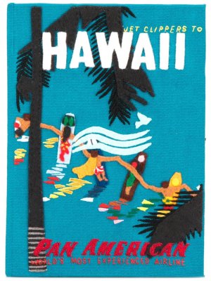 Клатч Hawaiian Surfers Olympia Le-Tan. Цвет: синий