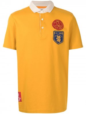 Рубашка поло с нашивкой-логотипом Kent & Curwen. Цвет: желтый