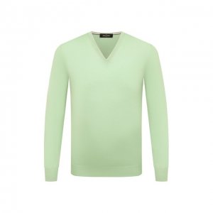 Пуловер из шелка и хлопка Gran Sasso. Цвет: зелёный