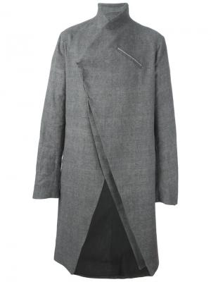 Длинное пальто Lost & Found Ria Dunn. Цвет: серый