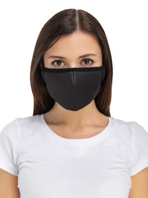 Многоразовая защитная маска Spiro черная 1 шт. Routemark. Цвет: черный