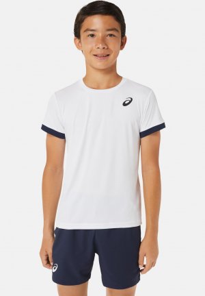 Спортивная футболка Tennis Ss ASICS, цвет brilliant white/midnight Asics