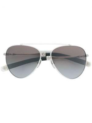 Солнцезащитные очки Shamballa X Larry Sands Evermore Eyewear. Цвет: золотистый