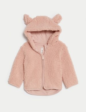 Куртка с капюшоном (0–3 года) , розовый Marks & Spencer