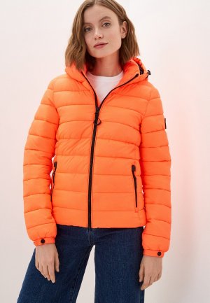 Куртка утепленная Superdry CLASSIC FUJI PUFFER JACKET. Цвет: оранжевый