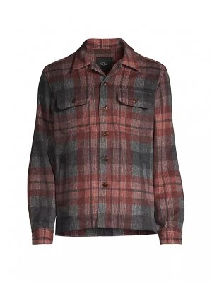 Куртка-рубашка свободного кроя в клетку Viggo Shadow , цвет crimson plaid Rails