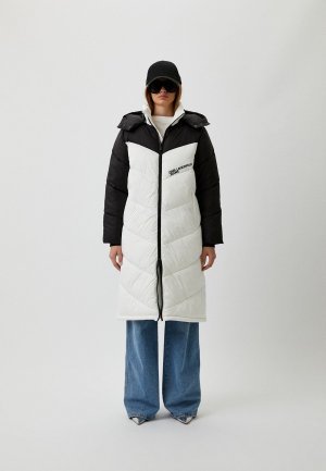 Куртка утепленная Karl Lagerfeld Jeans. Цвет: белый