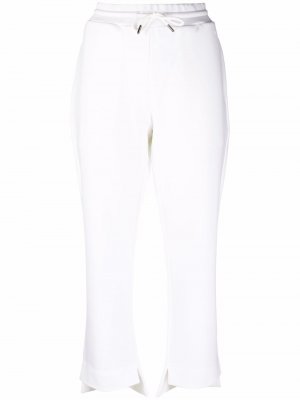 Drawstring cropped trousers Fay. Цвет: белый