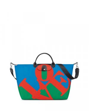 Дорожная сумка из коллаборации с Robert Indiana , цвет Multi Longchamp