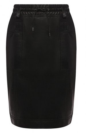 Кожаная юбка Tom Ford. Цвет: чёрный