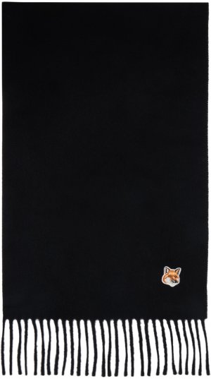 Черный платок лисы Maison Kitsuné