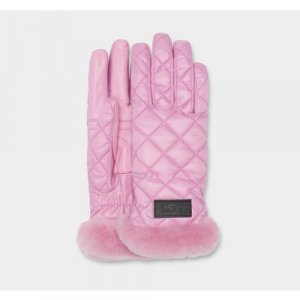 Перчатки , размер S/M, розовый UGG. Цвет: розовый