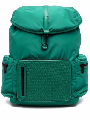 Pelletessuta woven backpack Ermenegildo Zegna. Цвет: зеленый