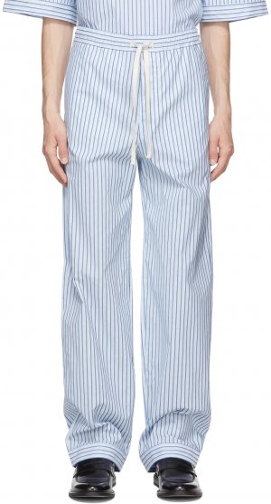 Сине-белые пижамные брюки в полоску UNIFORME