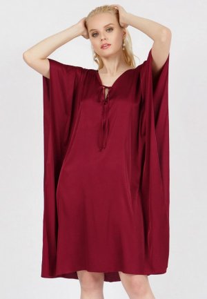 Платье Olivegrey LAVIA. Цвет: бордовый