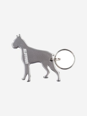 Брелок KLIFFMAN Собака, Серый, размер Без размера. Цвет: серый