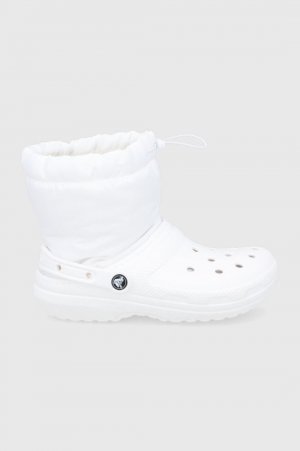 Зимние ботинки Classic на подкладке Neo Puff Boot , белый Crocs