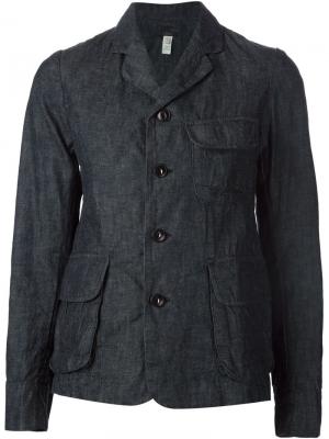 Пиджак с накладными карманами Dosa. Цвет: синий