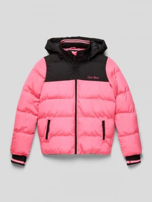 Стеганая куртка с капюшоном модель Дефне CARS JEANS, розовый Jeans