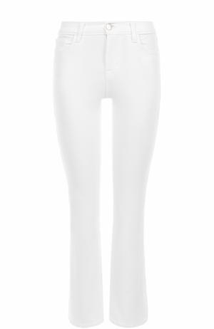 Укороченные расклешенные джинсы J Brand. Цвет: белый