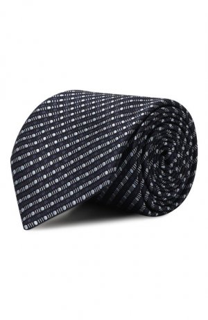 Шелковый галстук Giorgio Armani. Цвет: синий