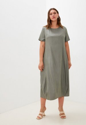 Платье Le Monique. Цвет: зеленый