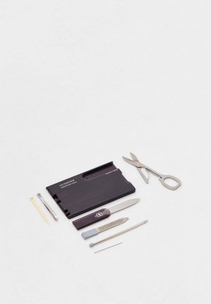Набор маникюрный Victorinox SwissCard Classic. Цвет: черный