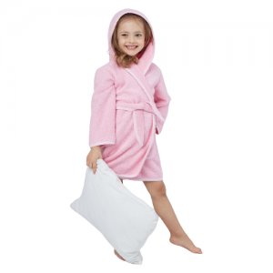 Халат махровый для девочки, рост 98-104 см, цвет розовый нет бренда. Цвет: розовый