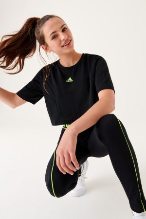 Детские спортивные штаны с надписью Dance adidas, черный Adidas