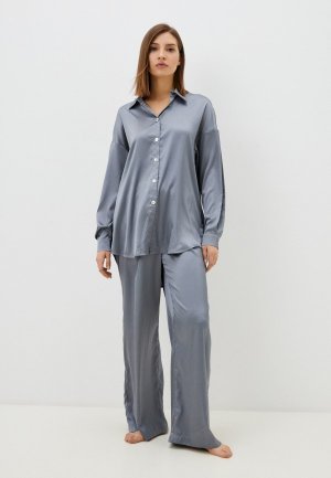 Пижама Argent. Цвет: серый