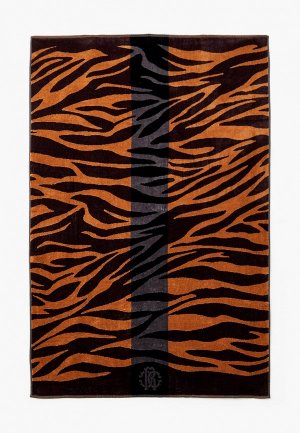 Полотенце Roberto Cavalli 95х150 см. Цвет: коричневый