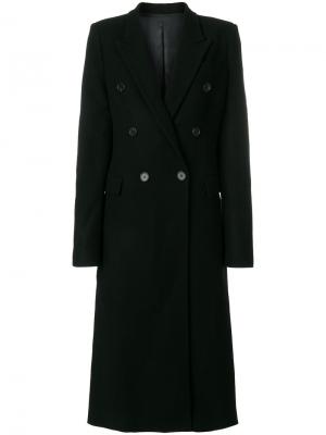 Двубортное пальто Juun.J. Цвет: чёрный