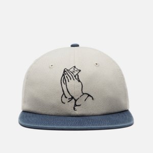 Кепка Los Feliz 6 Panel RIPNDIP. Цвет: бежевый