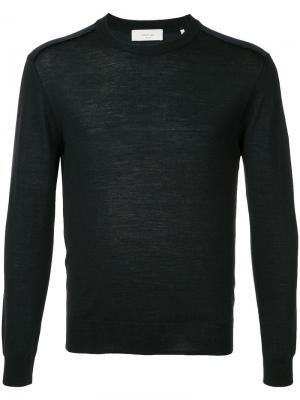 Long-sleeve fitted sweater Cerruti 1881. Цвет: синий