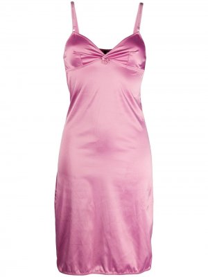 Комбинация с V-образным вырезом Dolce & Gabbana. Цвет: розовый
