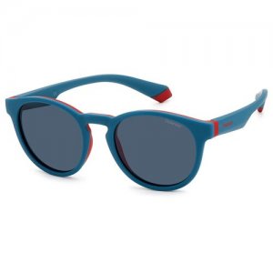 Солнцезащитные очки PLD 8048/S CLP C3, синий Polaroid. Цвет: синий